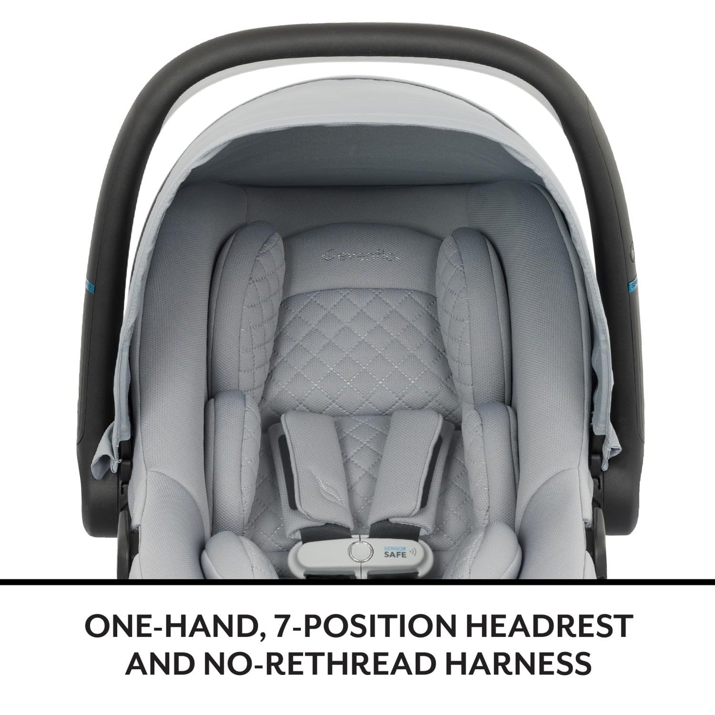 Evenflo Litemax Nxt Infant Car Seat With Sensorysoothe (Jasper Black)