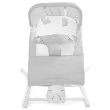 Baby Delight Alpine Wave Deluxe Infant Swing | Automated Motion Baby Lounger Seat | Infants 0 - 6 Months | Driftwood Grey