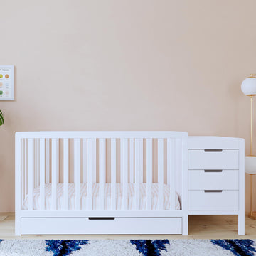 Carter'S By Davinci Colby 4-In-1 Convertible Crib & Changer Combo