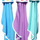 BRANDONN Newborn Original 3PCS.. Big Size (36 X 27) Cute Baby Blankets for Babies (Blue, CGreen, Purple; Pack of 3)