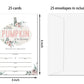 Yuansail Baby Shower Invitation Cards, Pumpkin Fill In Invites Cards, 25 Cards And Envelopes - (Bb004-Yaoqing)