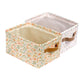 2 Pack Kids Storage Bins, Baby Storage Baskets with Handle, Baby Hamper for Nursery, Nursery Storage Bins for Toys, Diaper, Towe