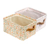 2 Pack Kids Storage Bins, Baby Storage Baskets with Handle, Baby Hamper for Nursery, Nursery Storage Bins for Toys, Diaper, Towe