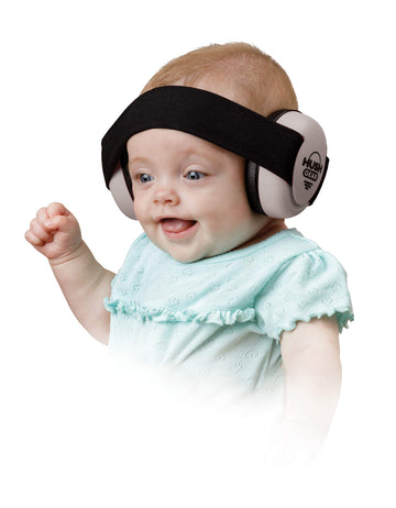 Mommys Helper Hush Gear Noise Cancelling Headphones for Infants Ear Protection, Grey