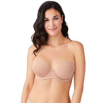 Wacoal Womens Plus Size Red Carpet Strapless Full Busted Underwire Bra, Roebuck, 32D