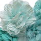 Yycraft 12Pcs Mint/Aqua Chiffon Lace Hair Flower For Girls Headband Baby Flowers Bows,Crafts,Party Decoration(2'-4.5')