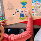 The Dreidel Company Hanukkah Sun Catcher - Stained Glass Look - Paint Your On Menorah And Dreidel - Fun And Educational (3-Pack)