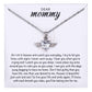 Mama of an Angel Baby Necklace, Miscarriage Gift for Loss of Baby Mother, Angel Wings Heart Necklace for Angels Mom, Infant Chil