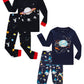 Family Feeling 4 Piece Baby Boys Space Pajamas Long Sleeve 100% Cotton Toddler Kid Pjs 18-24 Months
