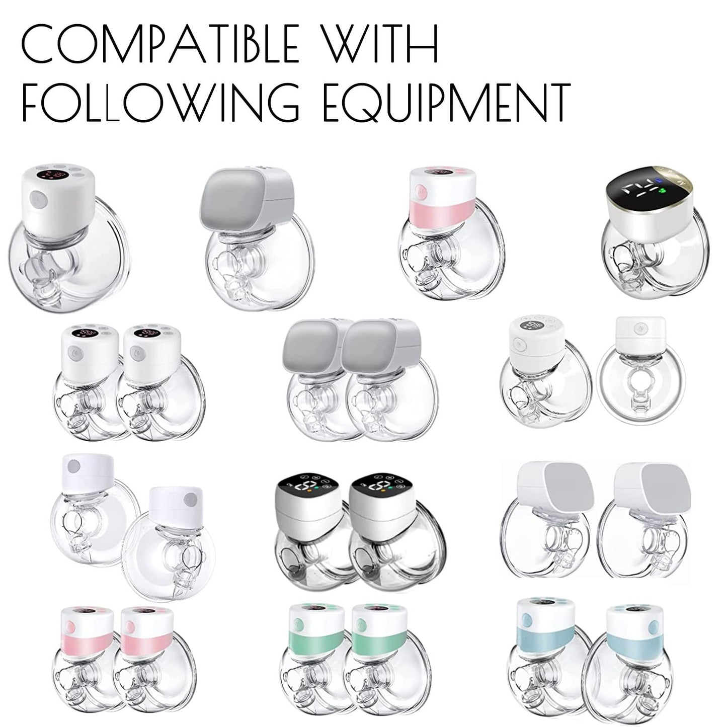 14 Pack Duckbill Valves & 12 Pack Silicone Diaphragm Compatible With Momcozy S9 Pro / S12 Pro/Momcozy S9 S12 Wearable Breast Pum