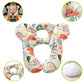 Deezomo Baby Travel Pillow,Soft And Skin Friendly Kids Cushion For Car Seat - Newborn Pillow For Pushchair,Car Seat,Travel (Red