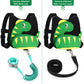 Accmor Toddler Harness Leash + Anti Lost Wrist Link, Cute Dinosaur Kids Harness With Leash, Adorable Child Harness Leash Wristba