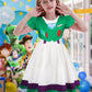 Eledobby Buzz Lightyear Dress For Girls Kids Buzz Lightyear Costume Halloween Outfit Birthday Party Dress 9-10Years