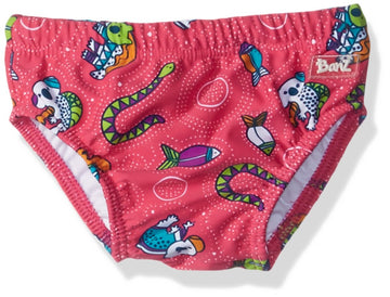 Baby Banz Baby-Girls Newborn Swim Diaper Solid, Coolgardie Pink, 12-18 Months