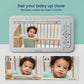 Babysense 5' Hd Split-Screen Baby Monitor, Video Baby Monitor With 2 Cameras And Audio, Night Light, 960Ft Range, Two-Way Audio