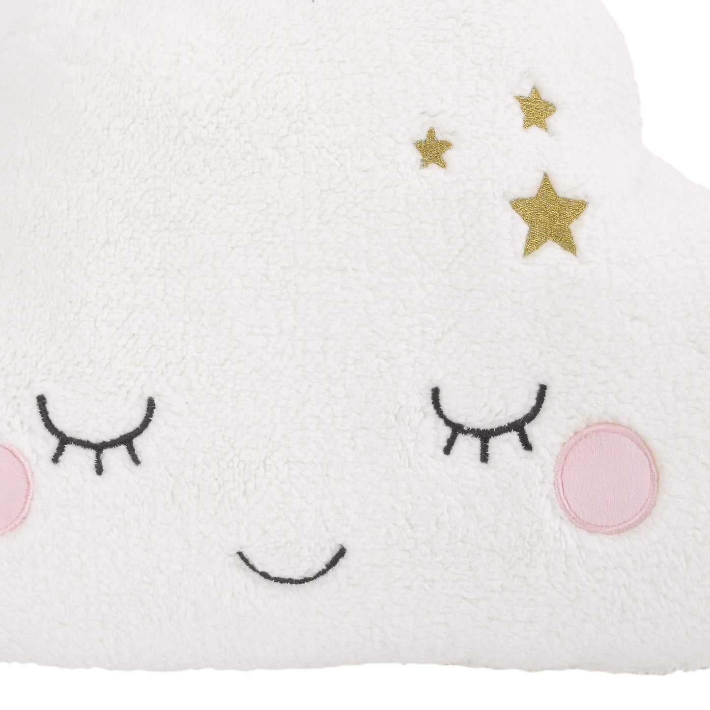 Little Love By Nojo - Plush Cloud Shaped Decorative Pillow, Decorative Nursery Pillow, Playroom D  Cor, Cute Throw Pillows, Whit