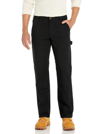 Carhartt Mens Rugged Flex Relaxed Fit Duck Utility Work Pant, Black, 36 X 32