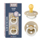 Bibs Pacifiers | Natural Rubber Baby Pacifier | Set Of 2 Bpa-Free Soothers | Made In Denmark | Vanilla Night | Size 0-6 Months