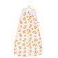 Hudson Baby Unisex Baby Interlock Cotton Sleeveless Sleeping Bag, Poppy Daisy, 12-18 Months