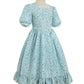 Nuoqi Pioneer Dresses For Girls Prairie Girl Dress Colonial Girl Costume 10-12 Light Blue
