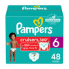 Pampers Diapers - Cruisers 360 - Size 6, 48 Count, Babyproof Up To 100% Leakproof Pull-On Diaper