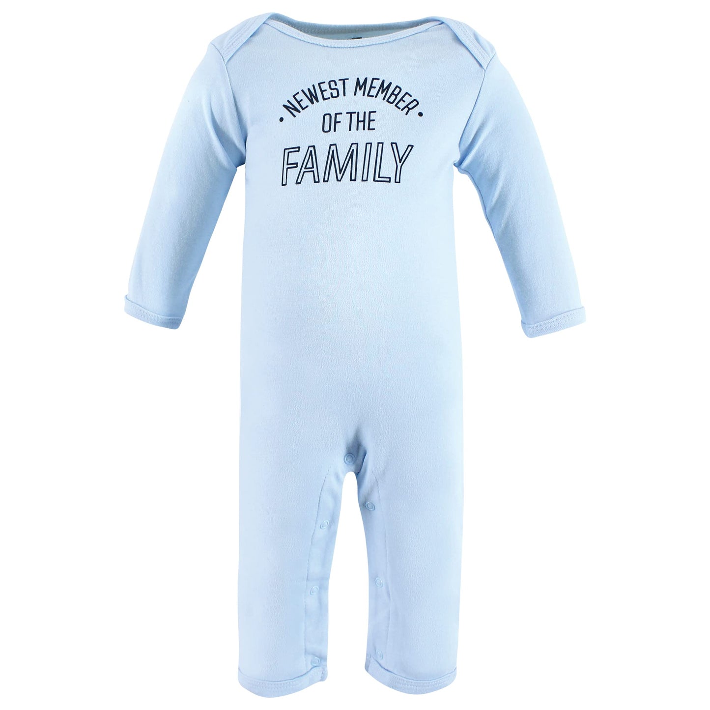Hudson Baby Girls Unisex Cotton Coveralls, Newest Family Member, 18-24 Months, Newest Family Member, 18-24 Months Us