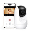 Momcozy Smart WiFi Baby Monitor, APP Control Baby Monitor with Camera & Audio, Danger Zone Alert, Motion & Cry Detection, 1080P 