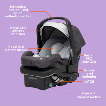 Baby Trend EZ-Lift PRO Infant Car Seat, Dash Midnight