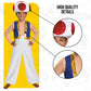 Disguise Toad Deluxe Costume For Kids, Official Nintendo Super Mario Halloween Costume, Medium (7-8)