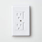 Mommy'S Helper Safe Plate Self Closing Electrical Outlet Covers, Baby Proofing Safety Wall Socket Plate, Automatic Sliding Cap C