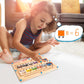 Magnetic Color and Number Maze Board Wooden Montessori Fine Motor Skills Toys for 2 3 Year Old Preschool Learning Activities Cla