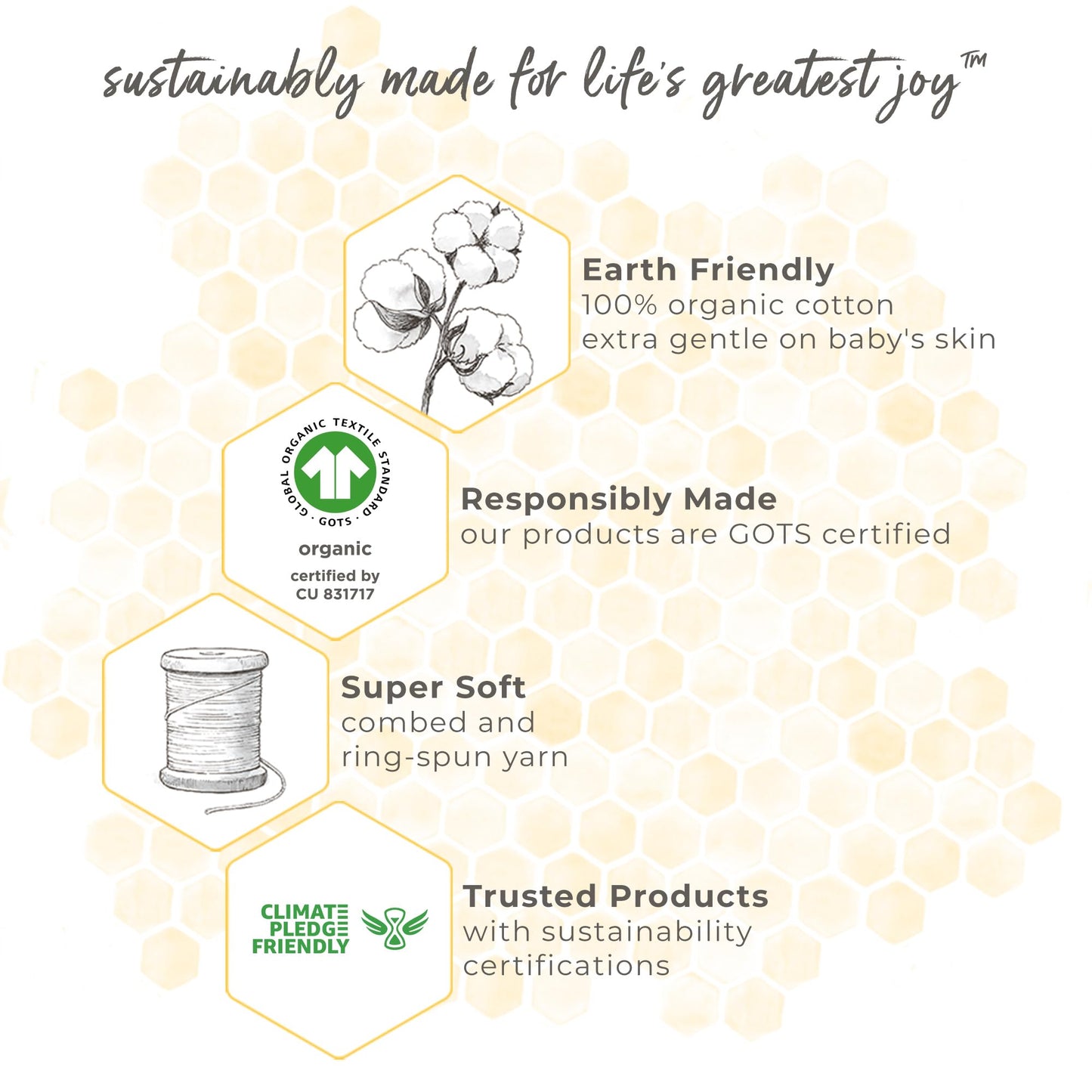 Burt'S Bees Baby - Hooded Towels, Absorbent Knit Terry, Super Soft Single Ply, 100% Organic Cotton