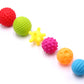 DOPHYRANIX 6 Pack Sensory Balls Spray Water Toy for Baby and Kids, Massage Soft & Textured Balls Set Develop Babys Tactile Sens