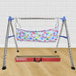 A To Z Hub : Portable Folding Ghodiyu With Free Cotton Cloth  Create A Soothing Oasis For Your Precious Little One (Blue)