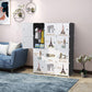 Bucketlist 12Door Plastic Sheet Kids Wardrobe Storage Rack  Organizer For Clothes, Kids Furniture, Living Room, Bedroom, Small