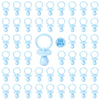 50 Pacifiers For Baby Shower Game Boy, 2.75 Plastic Pacifiers Baby Shower Game, Bulk Baby Shower Pacifiers For Gender Reveal Bab