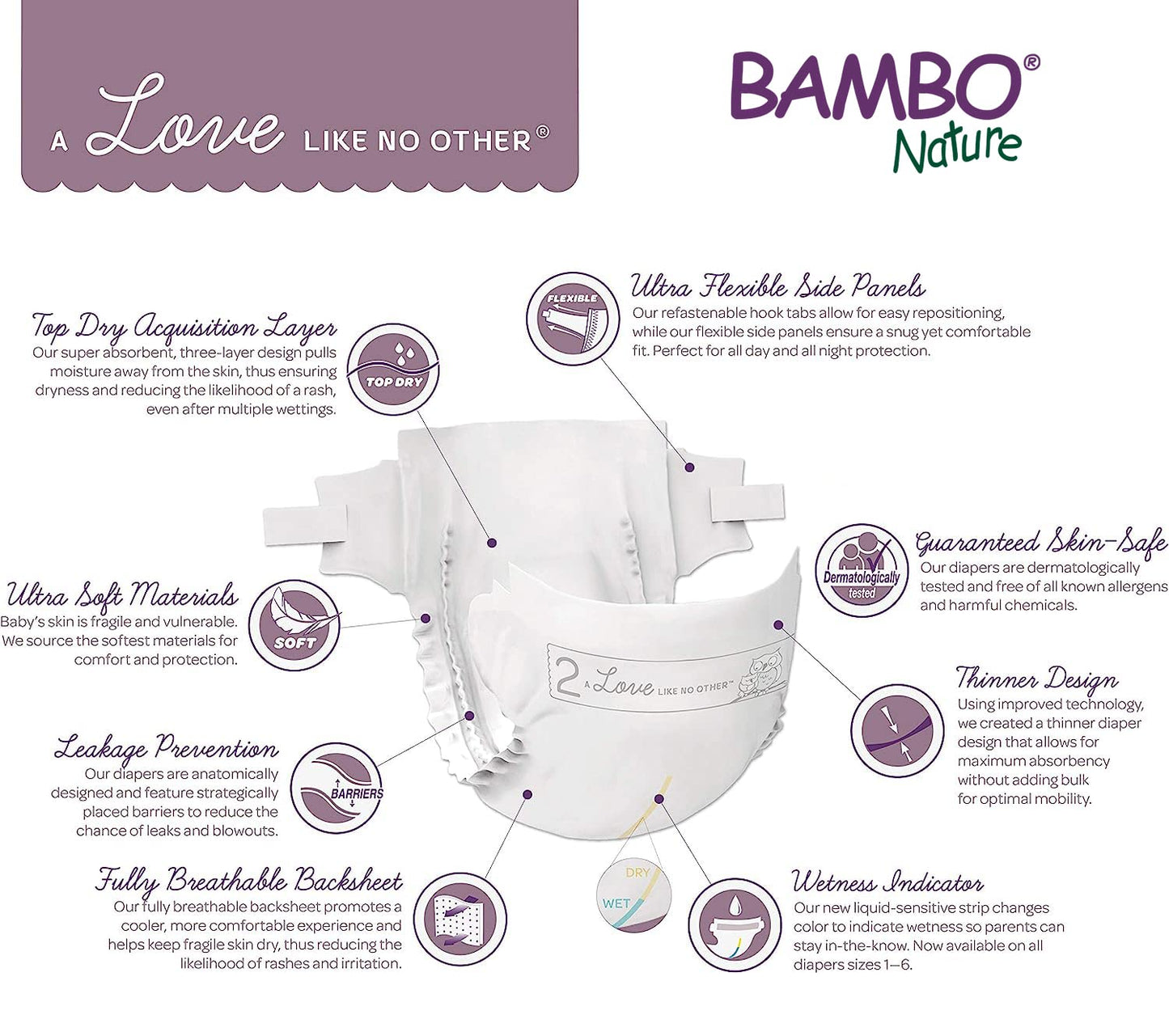 Bambo Nature Premium Eco-Friendly Baby Diapers, Size 5 (27-40 Lbs), 25 Count