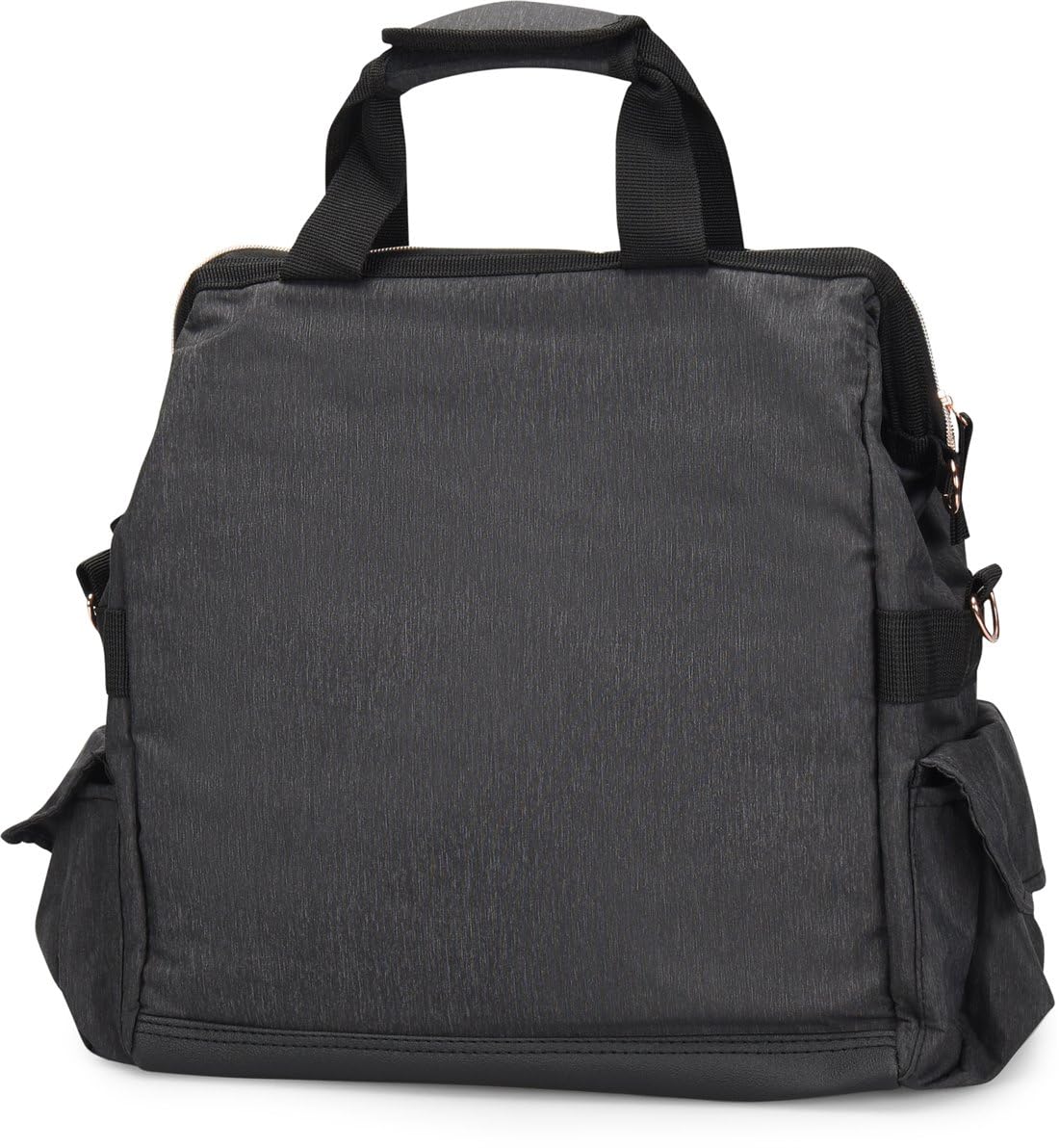 Nurse Mates Ultimate Nursing Bag | Multiple Compartments | Interior Laptop Compartment | Durable Zippers | Charcoal Rose
