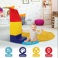 Kinder King Climb And Crawl Activity Play Set, 10-Piece Soft Foam Block For Climbing, Crawling And Sliding, Indoor Climber For T
