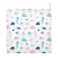 vvfelixl Baby Muslin Washcloths, Cute Sea Life Burp Cloths, Cotton Face Towel for Newborn Infants Boys Girls Soft and Absorbent 