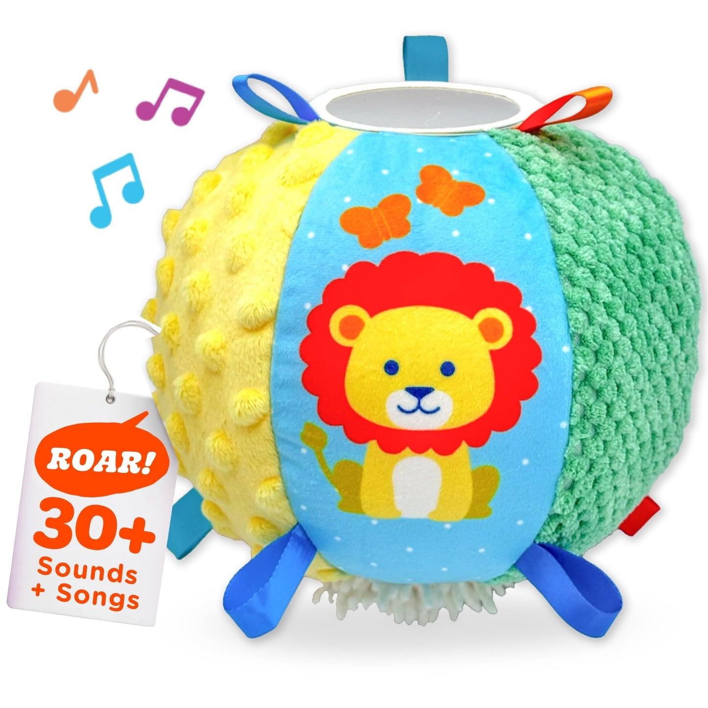 Move2Play, Hilariously Interactive Toy with Music & Sound Effects | Birthday Gift for Boy & Girl | Ball for Toddler & Baby | Ind