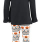 Unique Baby Girls Toddler 3 Piece Halloween Pumpkin Ghost Outfit (4T)