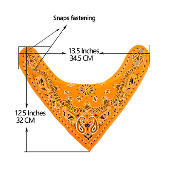 Maiwa 10 Pack Baby Triangle Bandana Bibs For Boys Girls For Drool Teething Eating With Snaps