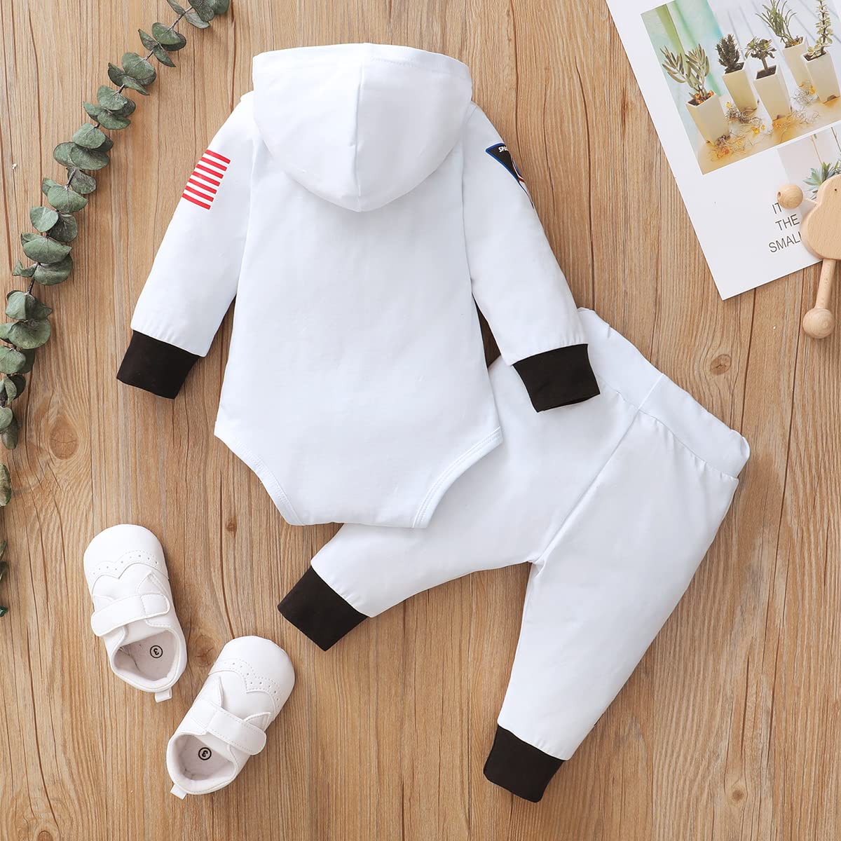 Singcoco Halloween Outfit Baby Boy Girl Astronaut Costume (Astronaut-White,18-24 Months)