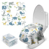 Toilet Seat Covers Disposable, 20 Pcs Extra Large Waterproof Toilet Cover For Toddlers Adults, Portable Individually Wrapped Tra