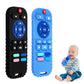 2 Pack Silicone Teethers for Babies 6-12 Months, Teething Toys for Babies 0-6 Months, Remote Teether for Baby, Sensory Toys for 