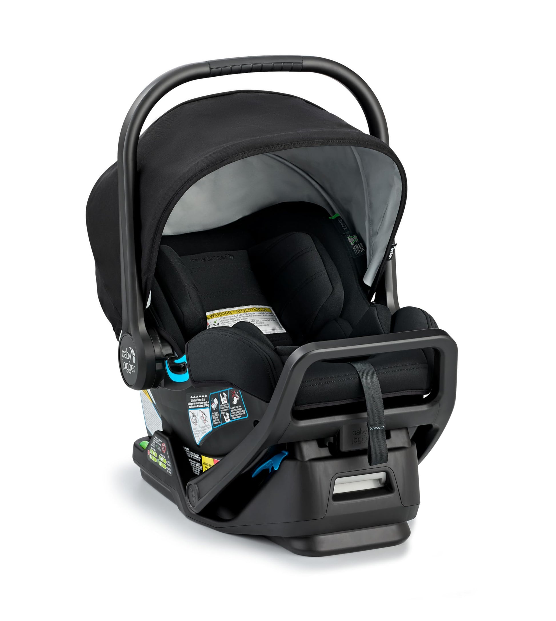 Baby Jogger City GO 2 Infant Car Seat, Lunar Black - Lightweight Rear-Facing Infant Car Seat, Travel System Compatible, Taxi-Saf