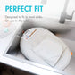 Boon Puff+ Inflatable Baby Bather - Infant Bathtub Includes Microfleece Cover, Swaddle Wings, And Storage Bag - Inflatable Baby