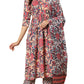 Fashion Basket Womens Cotton Printed Anarkali Kurta Beige