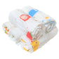 MUMLAP Muslin Cotton Face Napkin Towels for Newborn Baby Soft Reusable Napkins for Infants Toddlers, 6 Layered  (Pack of 5 wash